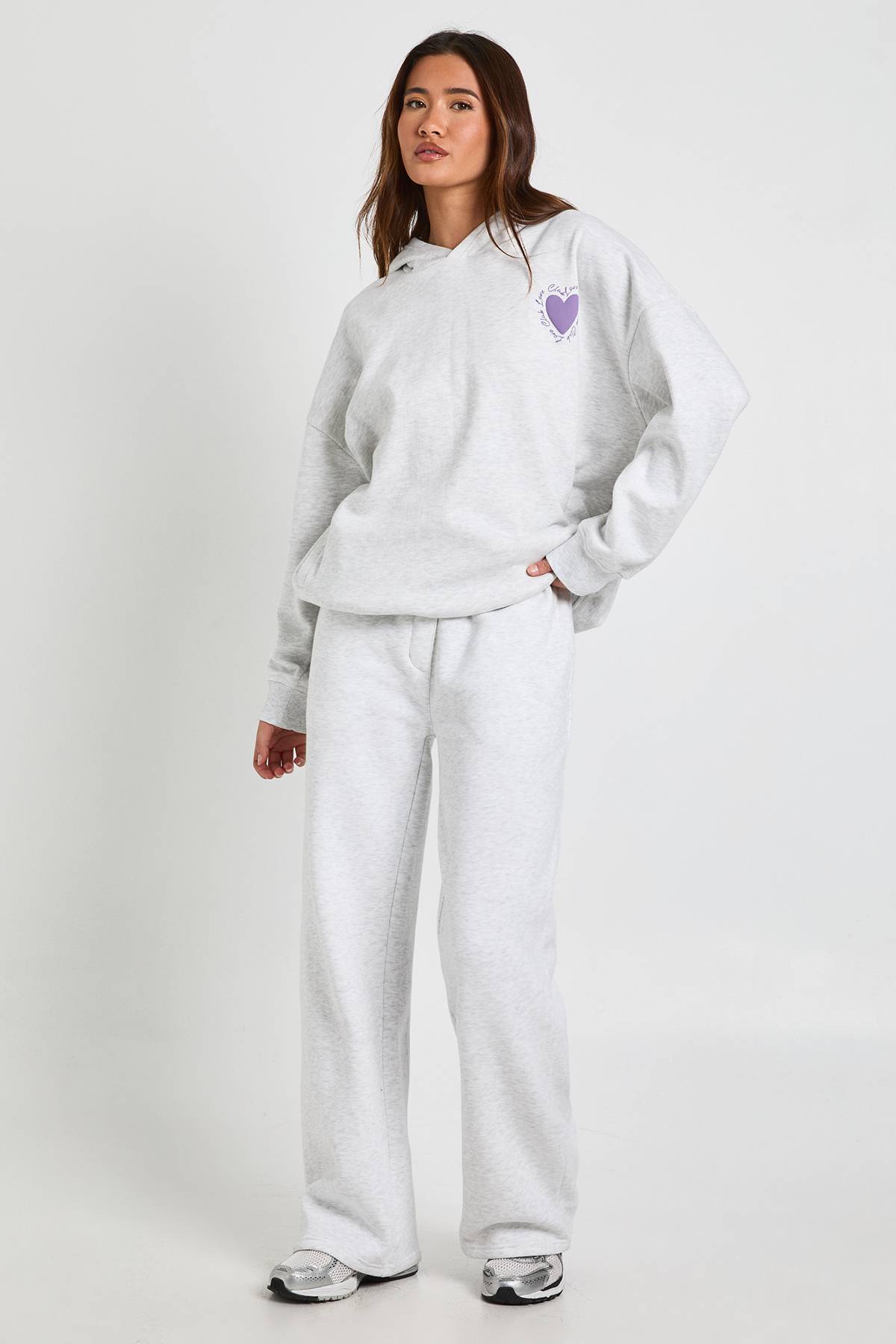 boohoo Sweat à Casynthétiqueche Oversize Love Club avec Impression Relief