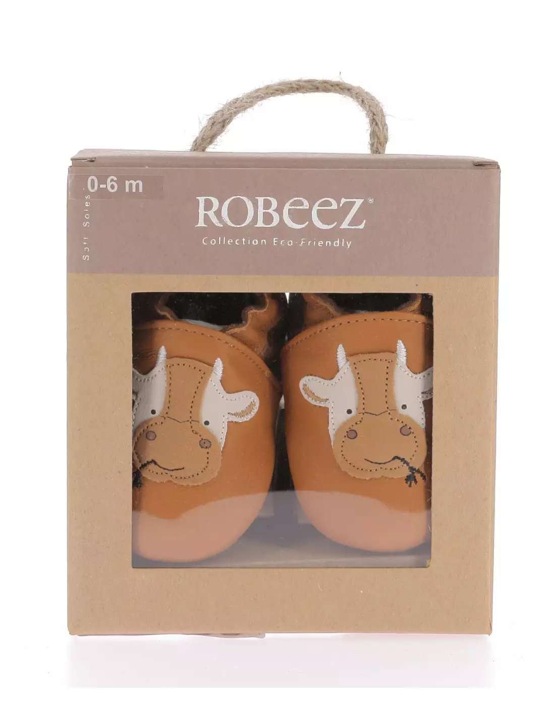 ROBEEZ FUNNY COW - Pantoufles & chaussons Camelmarron