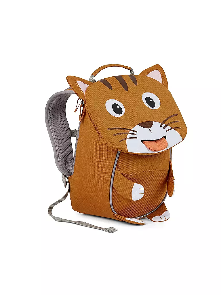 AFFENZAHN Kinder Rucksack Kleine Freunde - Katze braun