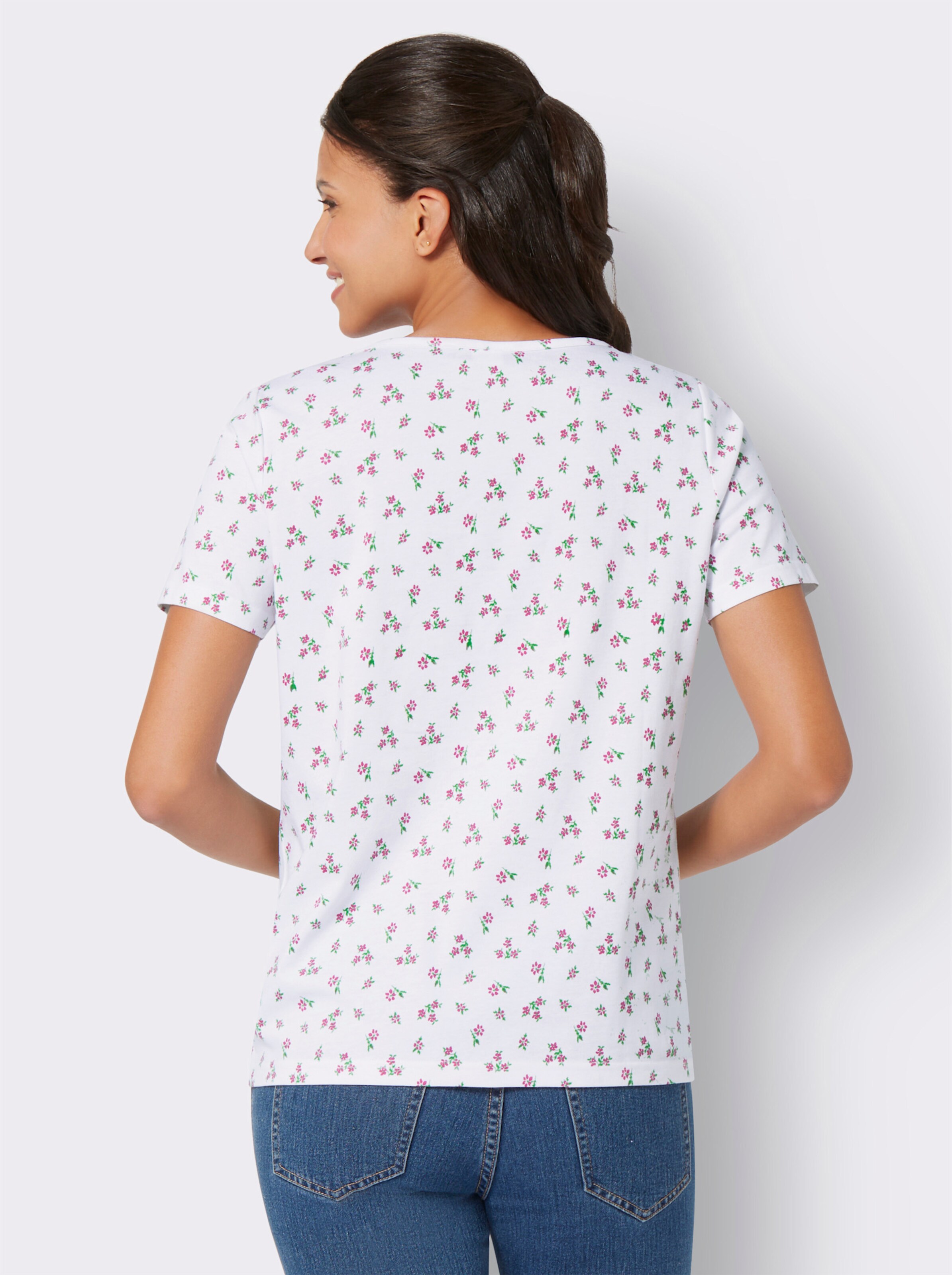 Trachtenshirt mit Spitze
