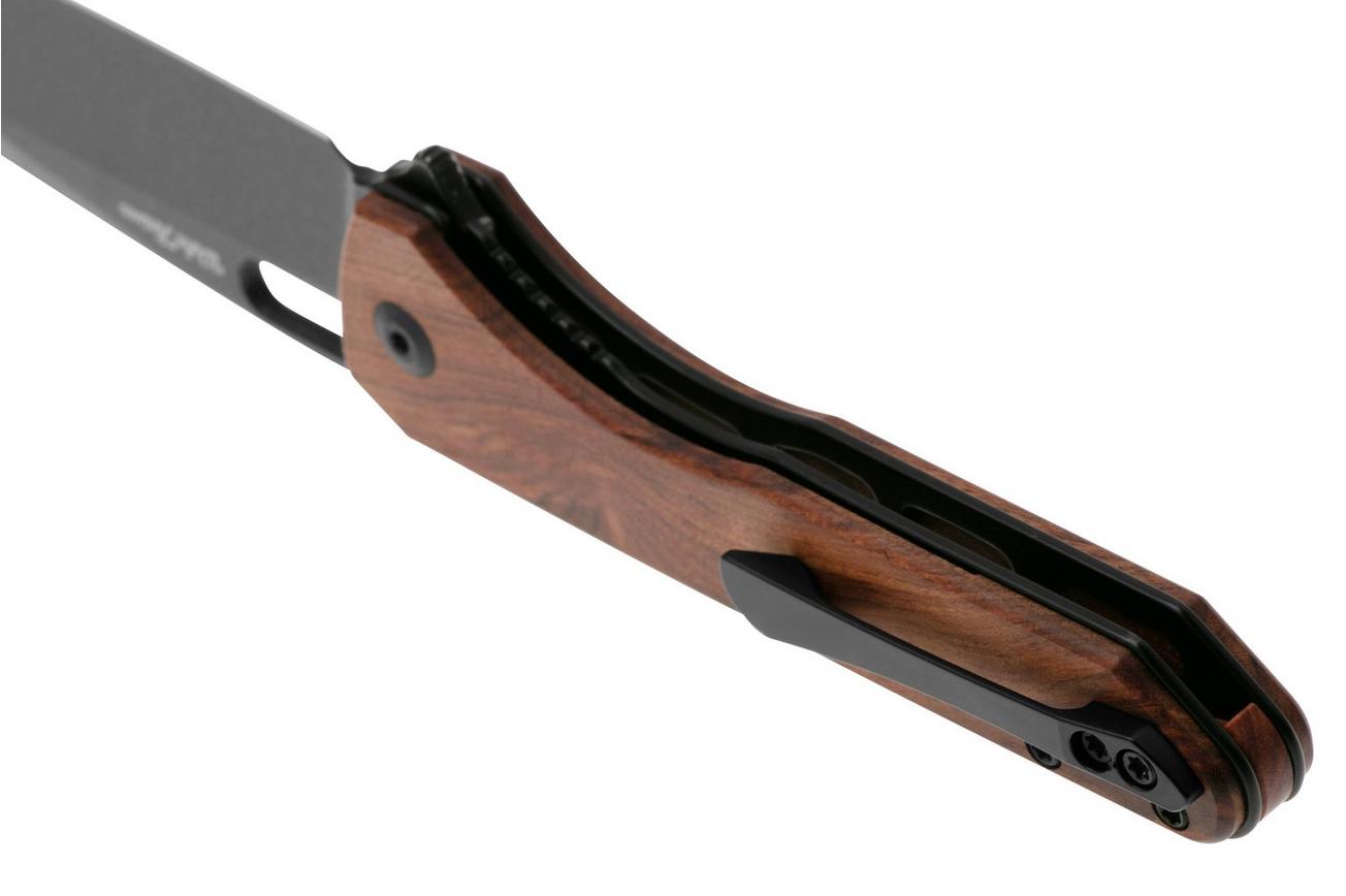 Civivi Nugz C23060-3 Black Stonewashed 14C28N, Guibourtia Wood zakmes
