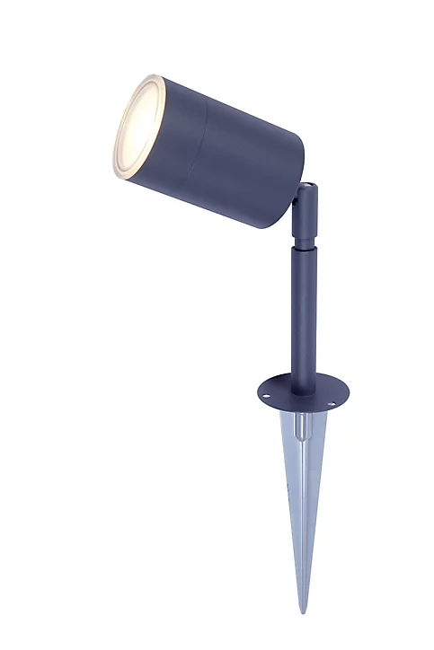 Balise solaire LED Blooma Candiac gris
