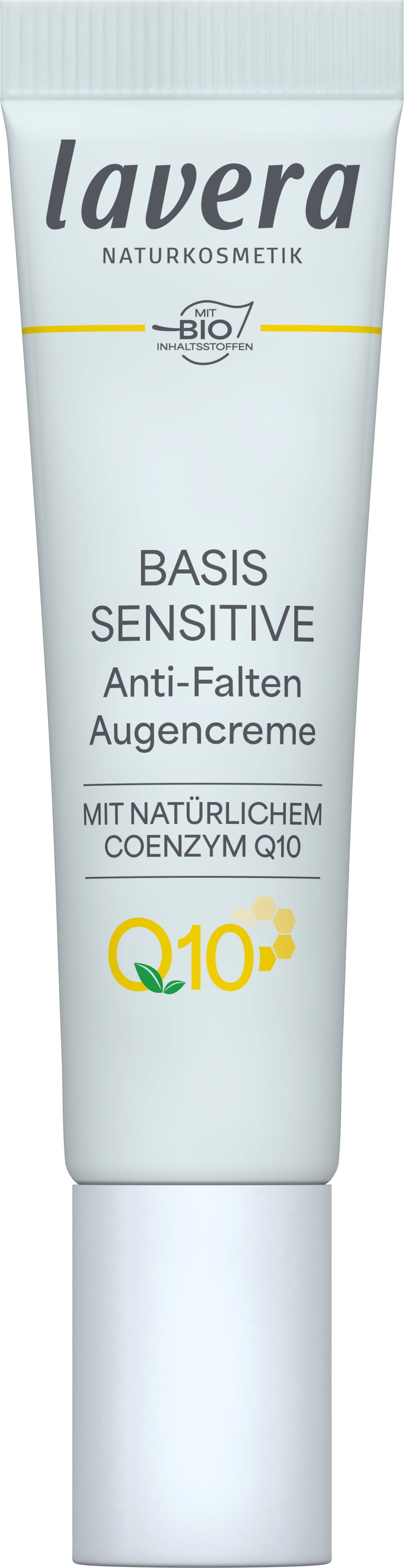 lavera  Basis Sensitiv Anti-Falten Augencreme Q10, 15 ml