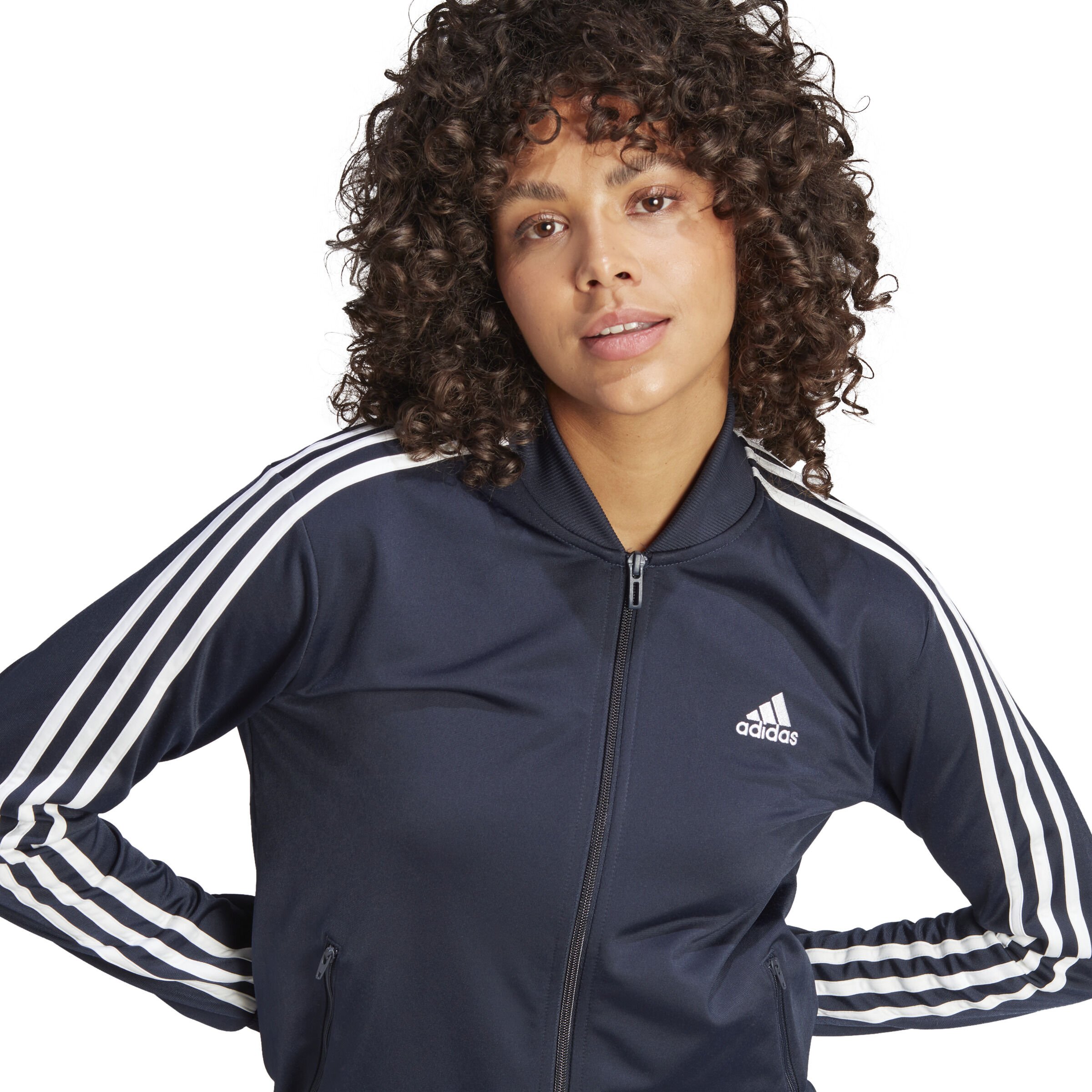 adidas 8 Stripes Survêtement Femmes - Bleu Foncé , Blanc