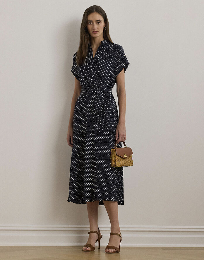 Lauren Ralph Lauren POLY CDC 79-DRESS Navy/cream