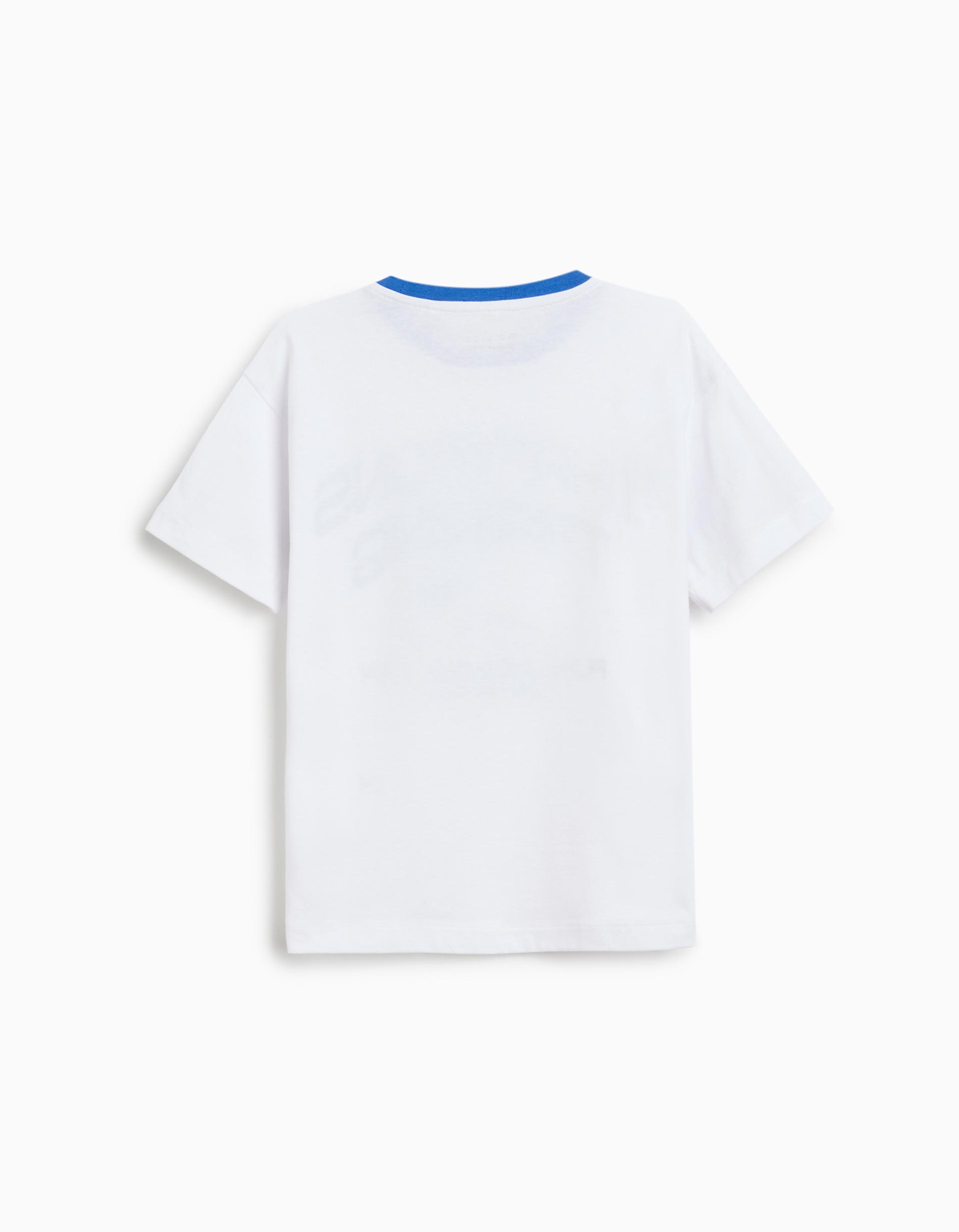 T-shirt Print, Menino, Cru