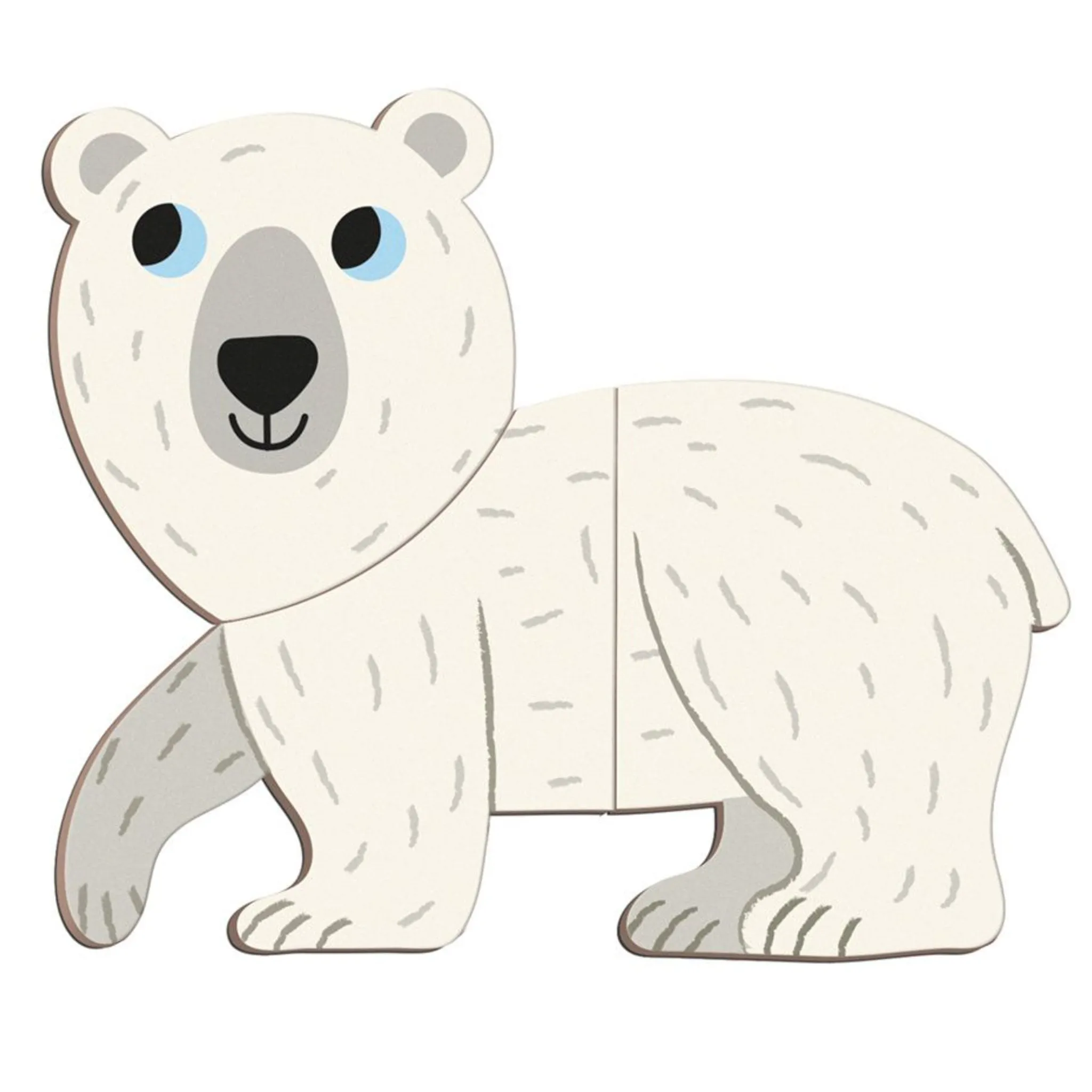 Janod Livre Magnétique Animaux Polaires
