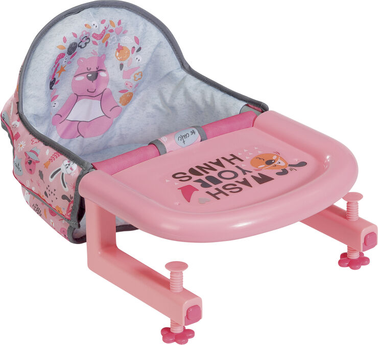BABY born BABY born Table Feeding Chair Lyserød