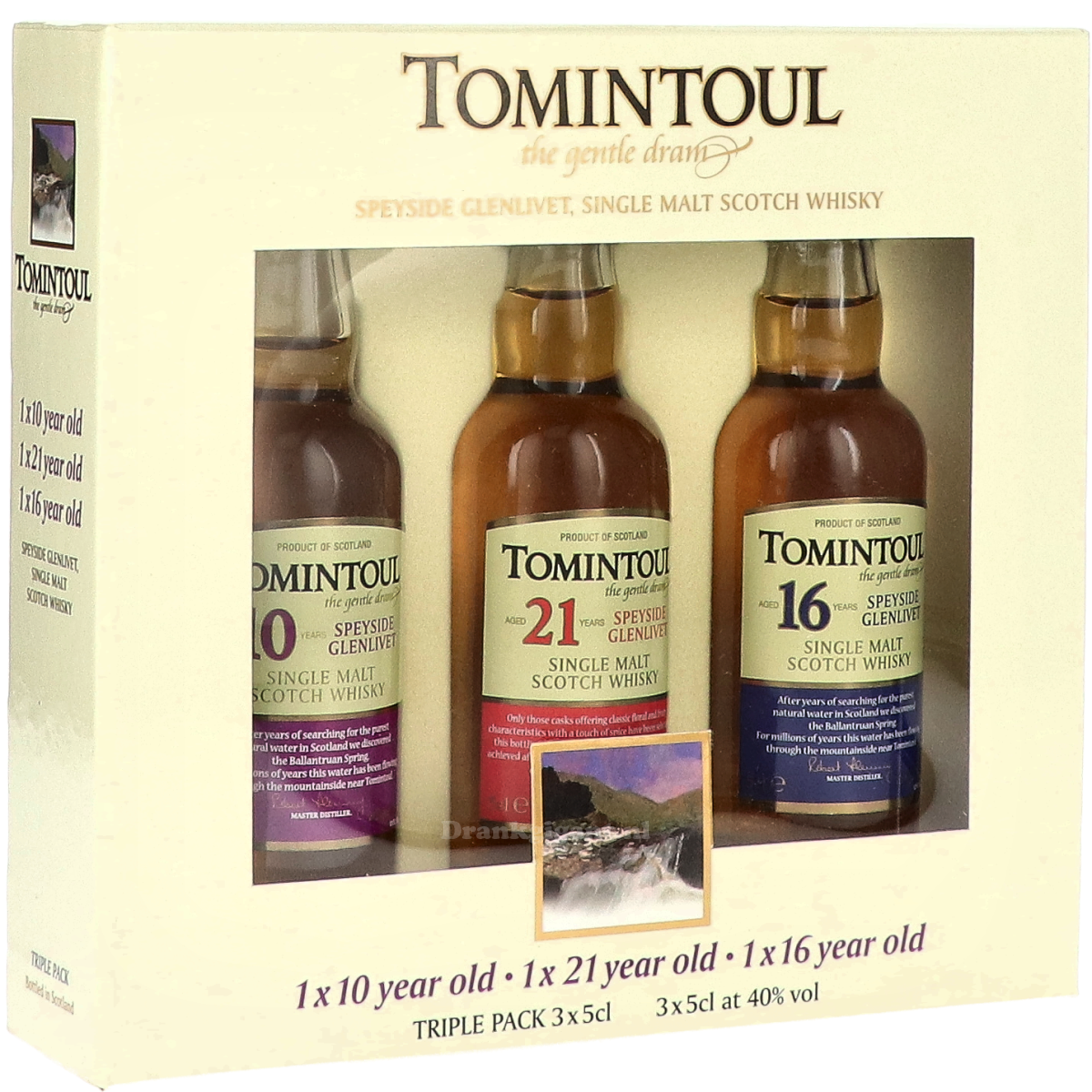 Tomintoul Triple Tasting Pack Mini 15 cl