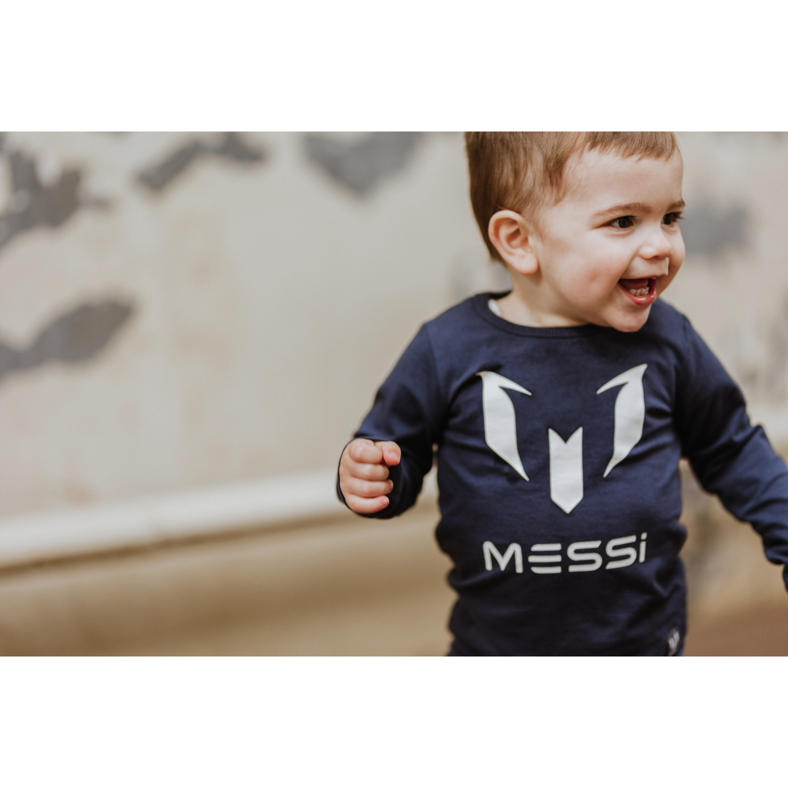 Messi Kinder-Shirt navy