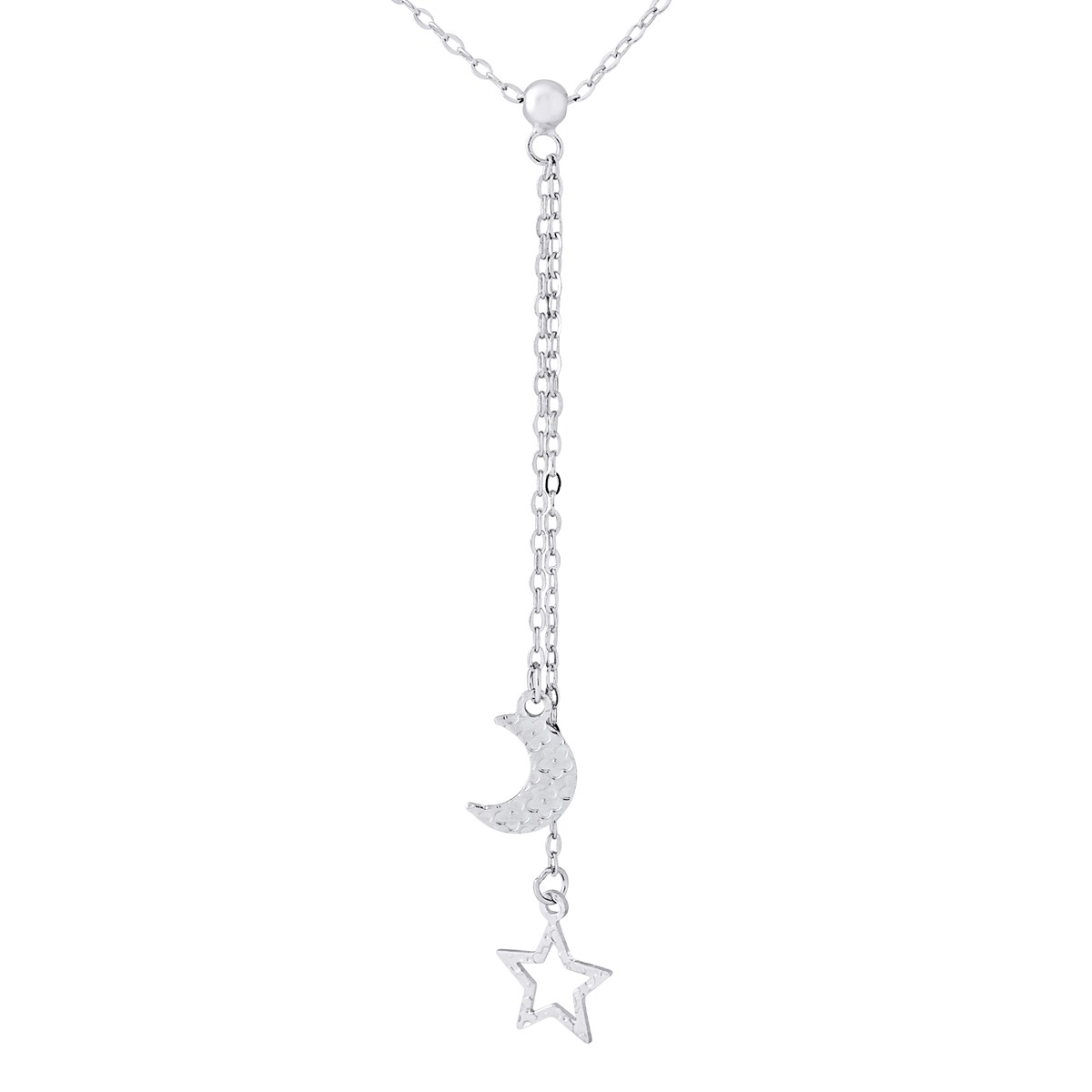 Collier ÉTOILE ET LUNE - Argent 925