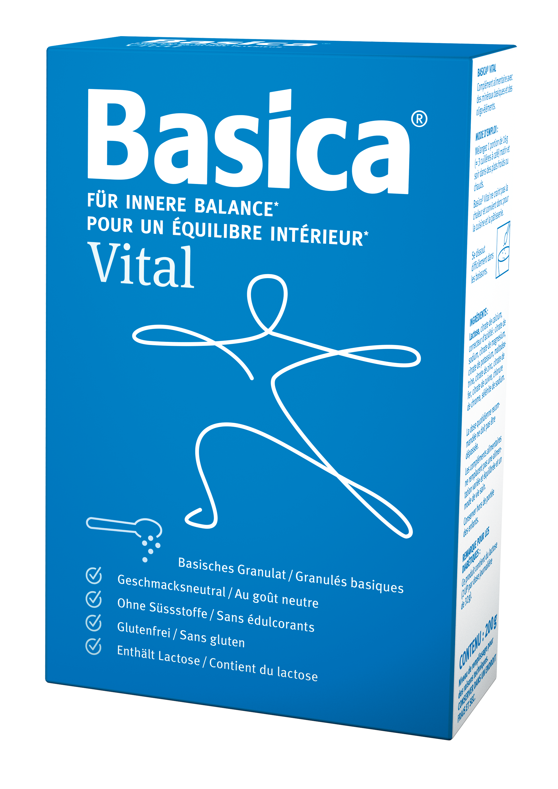 BASICA Vital Mineralsalzpulver Gran 200 g