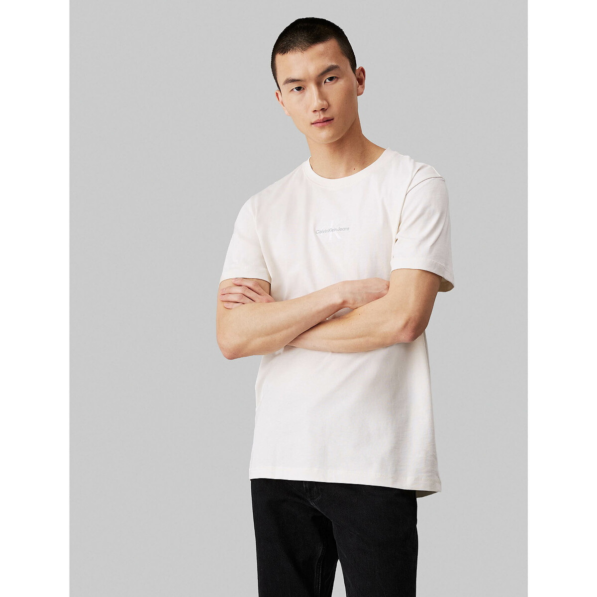 CALVIN KLEIN JEANS<br>Camiseta de gola redonda