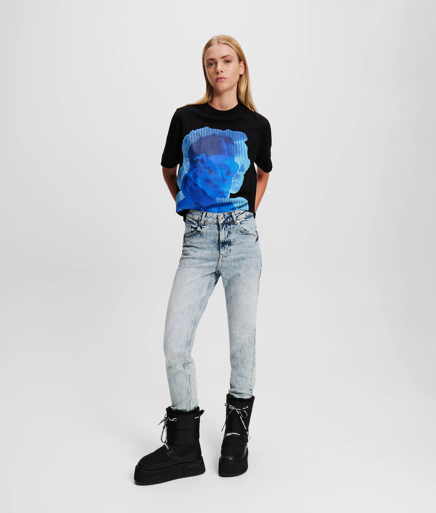 JEAN FUSELÉ TAILLE HAUTE KLJ
