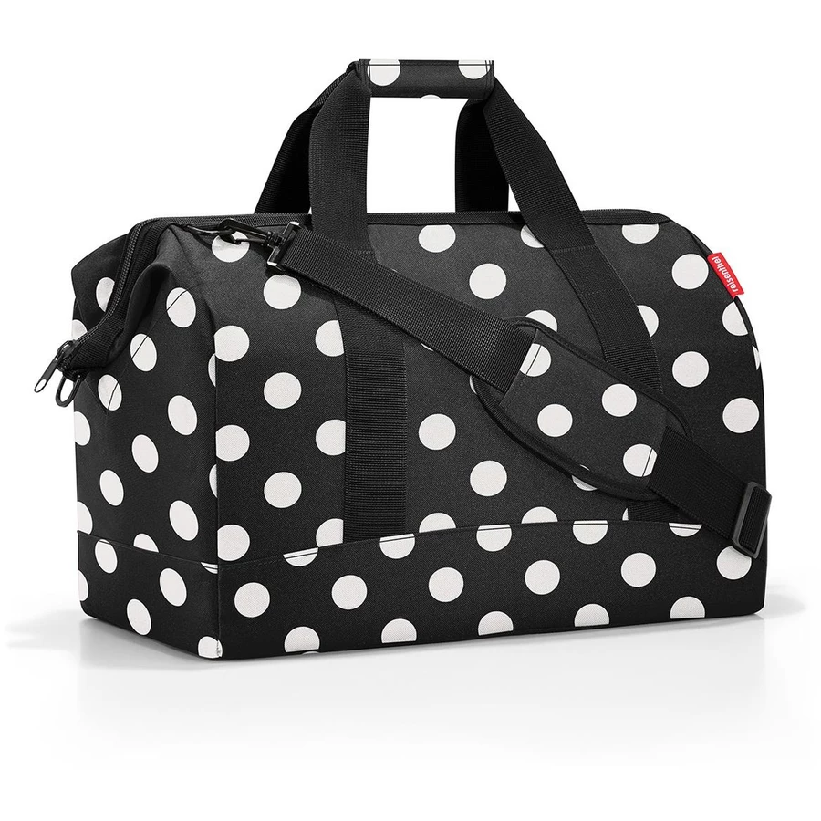 reisenthel travelling allrounder L - Reisetasche 48 cm dots white