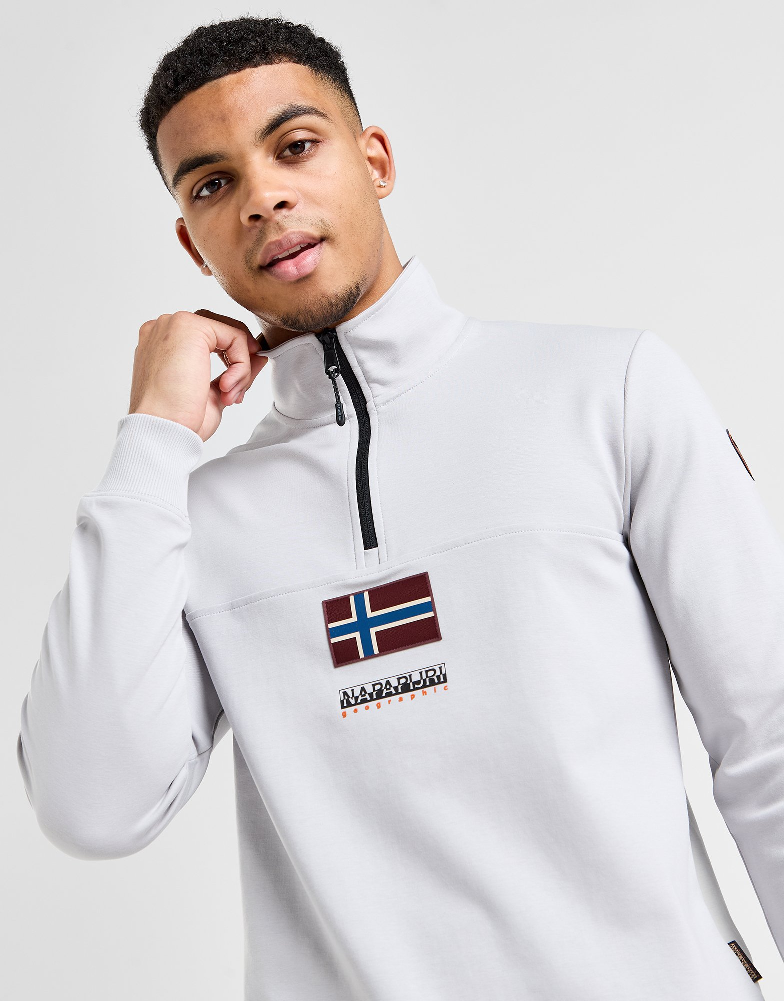 Napapijri Sweatshirt Zippé Bastien Homme