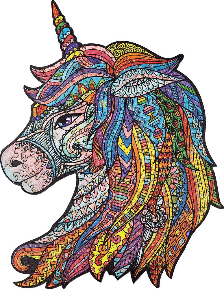PUZZLE EN BOIS - LA LICORNE FEERIQUE
