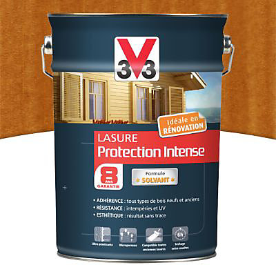 Lasure extérieure protection intense V33 chêne naturel 5L - 8 ans