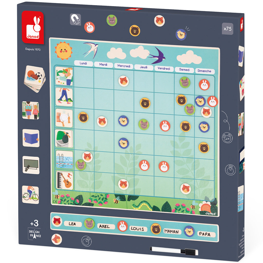 Janod magneetbord weekplanner