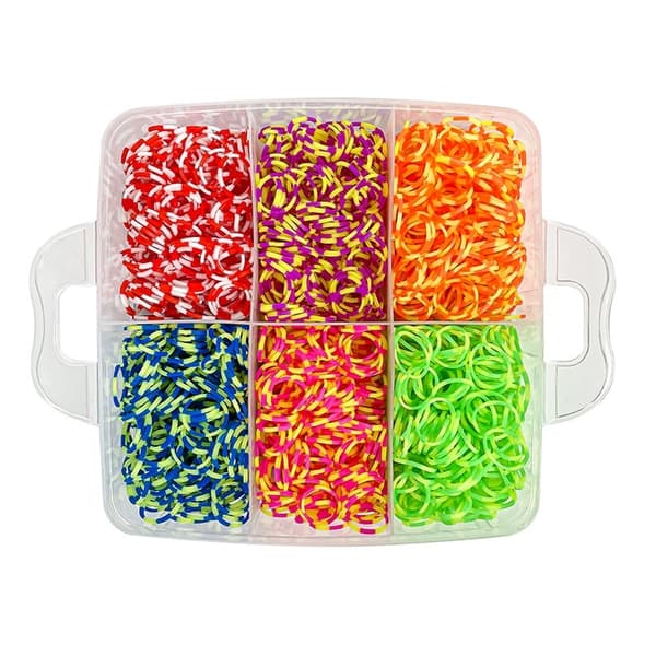 Mega kit Loom Bands - 4500 stk med tilbehør