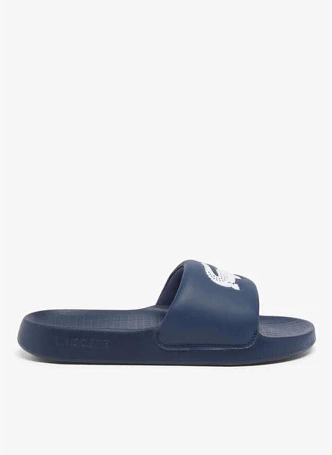 Lacoste SERVE SLIDE 1.0 125 A NVY WHT Heren Slippers navy-wit
