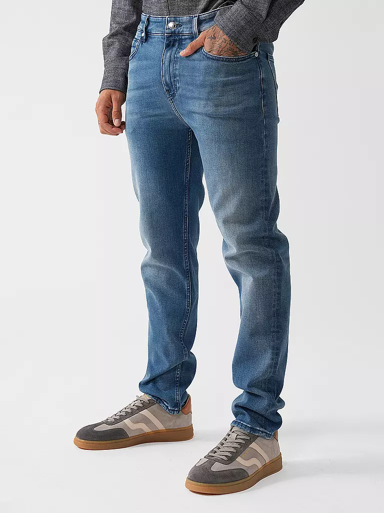 BOSS Jeans Regular Fit blau