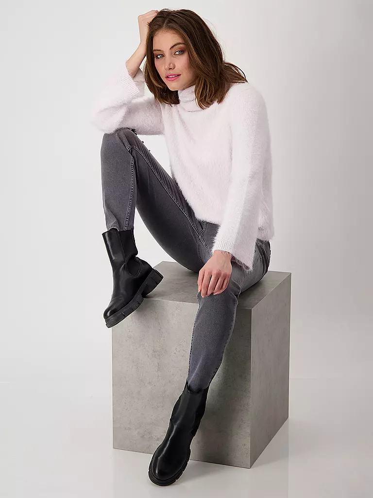 MONARI Rollkragenpullover rosa