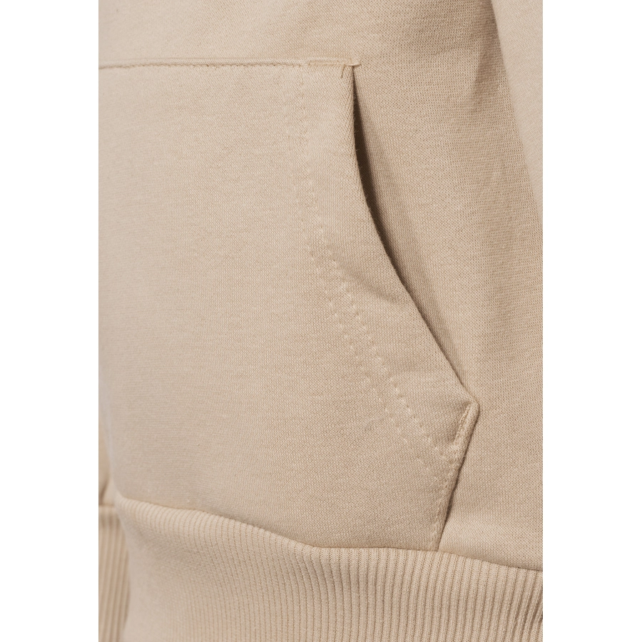 New Life Hoodie Hoodie Kapuzen Pullover mit Shirt Beige