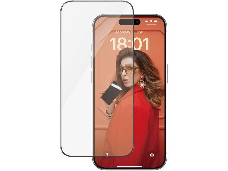 Panzerglass Displayschutz Ultra Wide Fit iPhone 15 Pro Display-Schutzfolie mit Applicator für das Apple iPhone 15 Pro