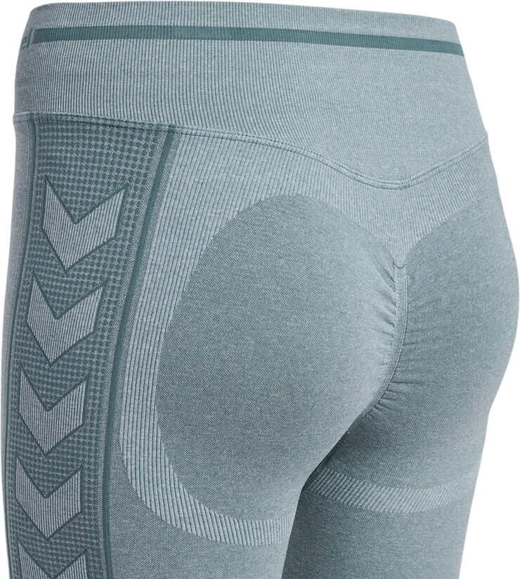 Hummel LMT Lulu Seamless Scrunch tights Blå