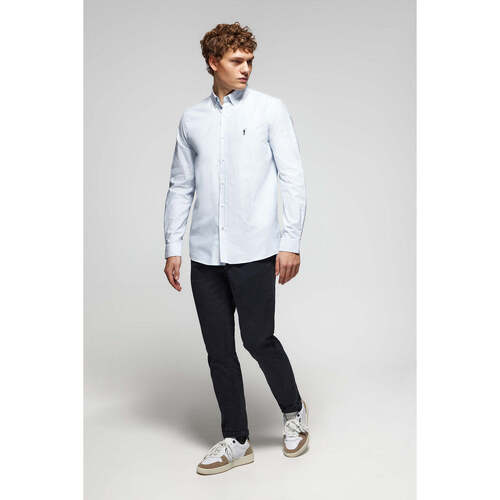 Polo Club - RIGBY GO SHIRT STRIPES OXFORD Azul