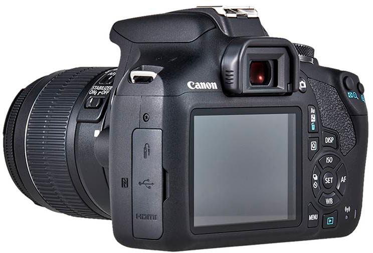 Canon Spiegelreflexkamera »EOS 2000D Kit« EF-S 18-55 IS II , 24,1 , NFC , inkl. inkl. EF-S 18-55 IS II Objektiv