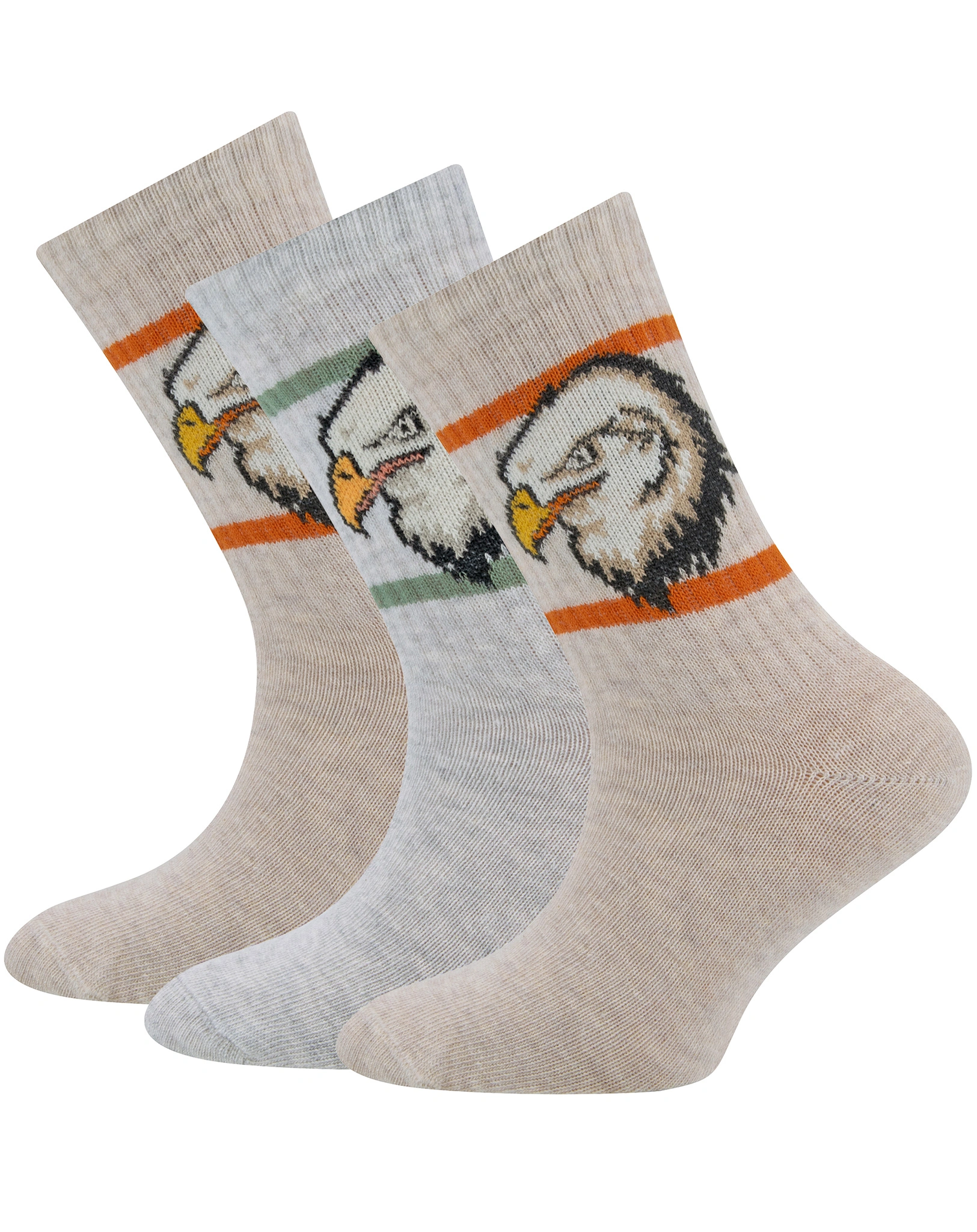 Socken ADLER 3er Pack in latte/silber/beige