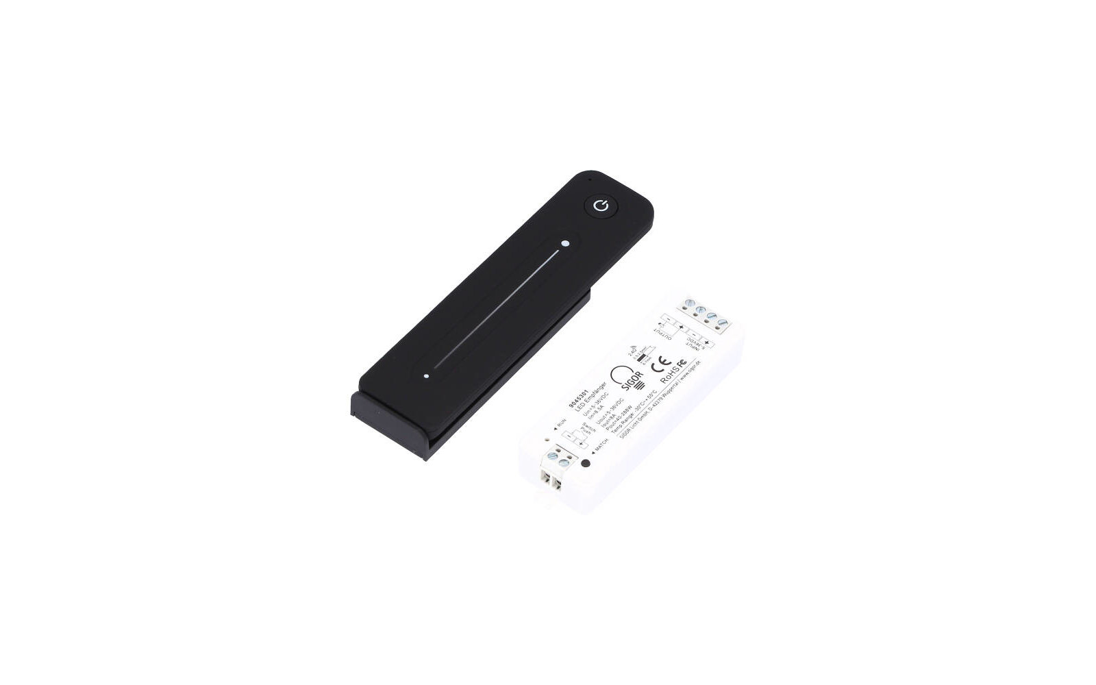 Sigor Dimmer für LED-Streifen inkl. Fernbedienung 5-36 V / 8 A