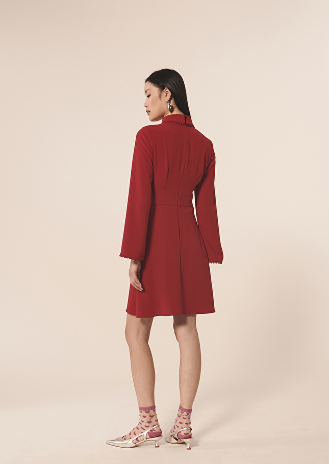 Robe Riellerouge en crêpe