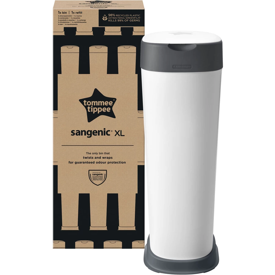 Tommee Tippee Windeleimer Twist & Click Sangenic XL, weiß