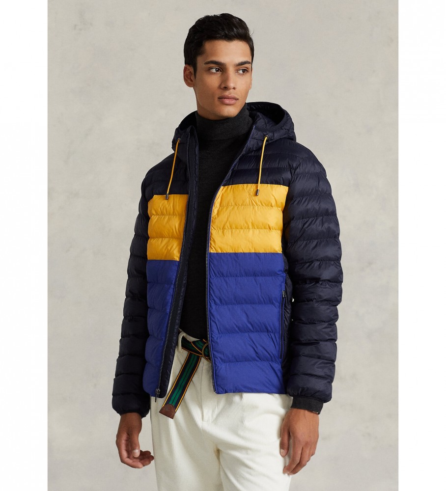 Jaqueta dobrável impermeável azul-marinho Ralph Lauren