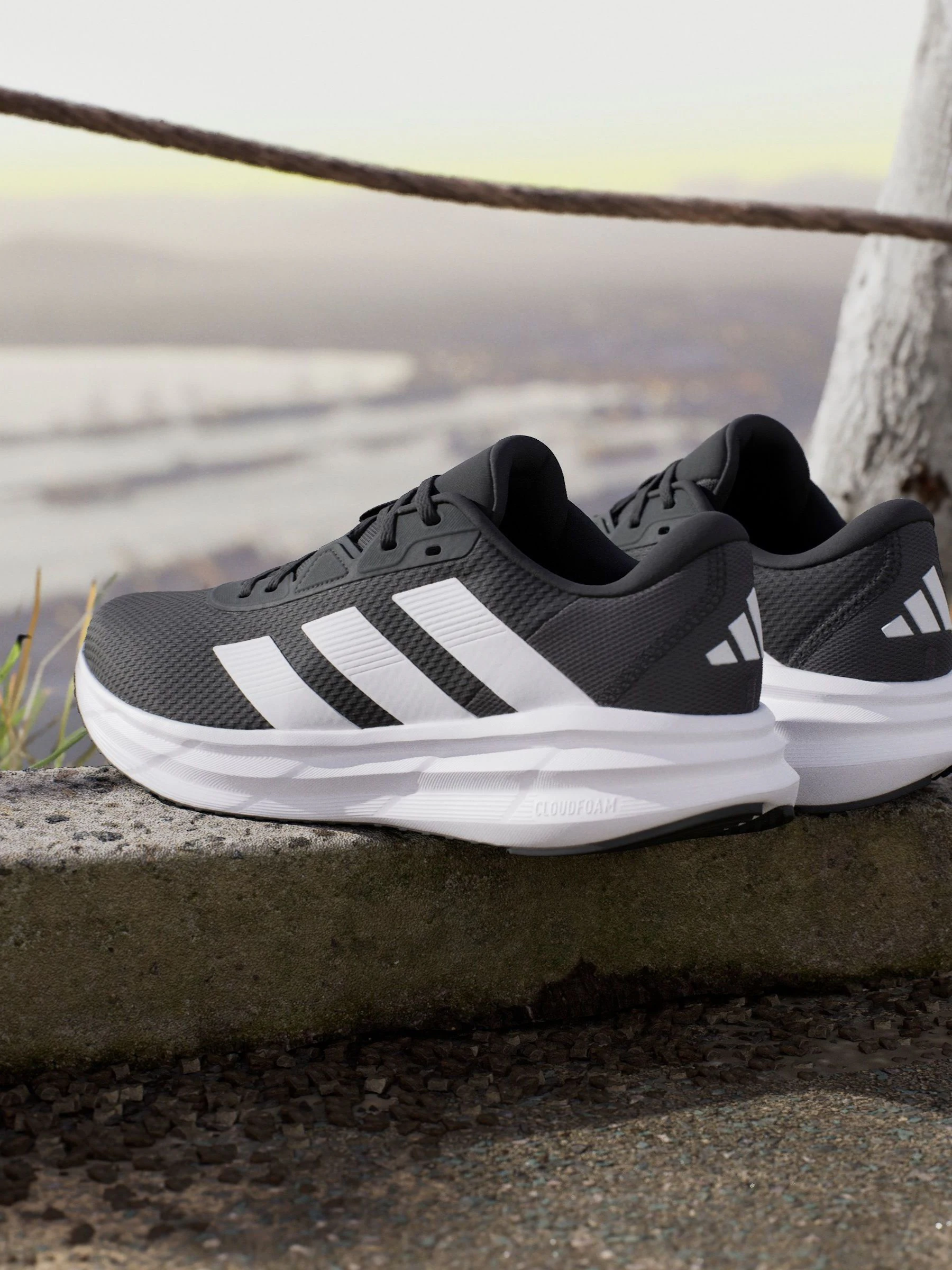 Zwart/wit - adidas Galaxy 7 hardloopschoenen
