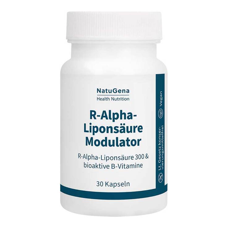 R-Alpha-Liponsäure 300 + B12 + Folsäure + Biotin Kapseln, 30 St