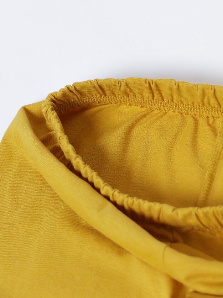 Pijama estampado - Mostarda