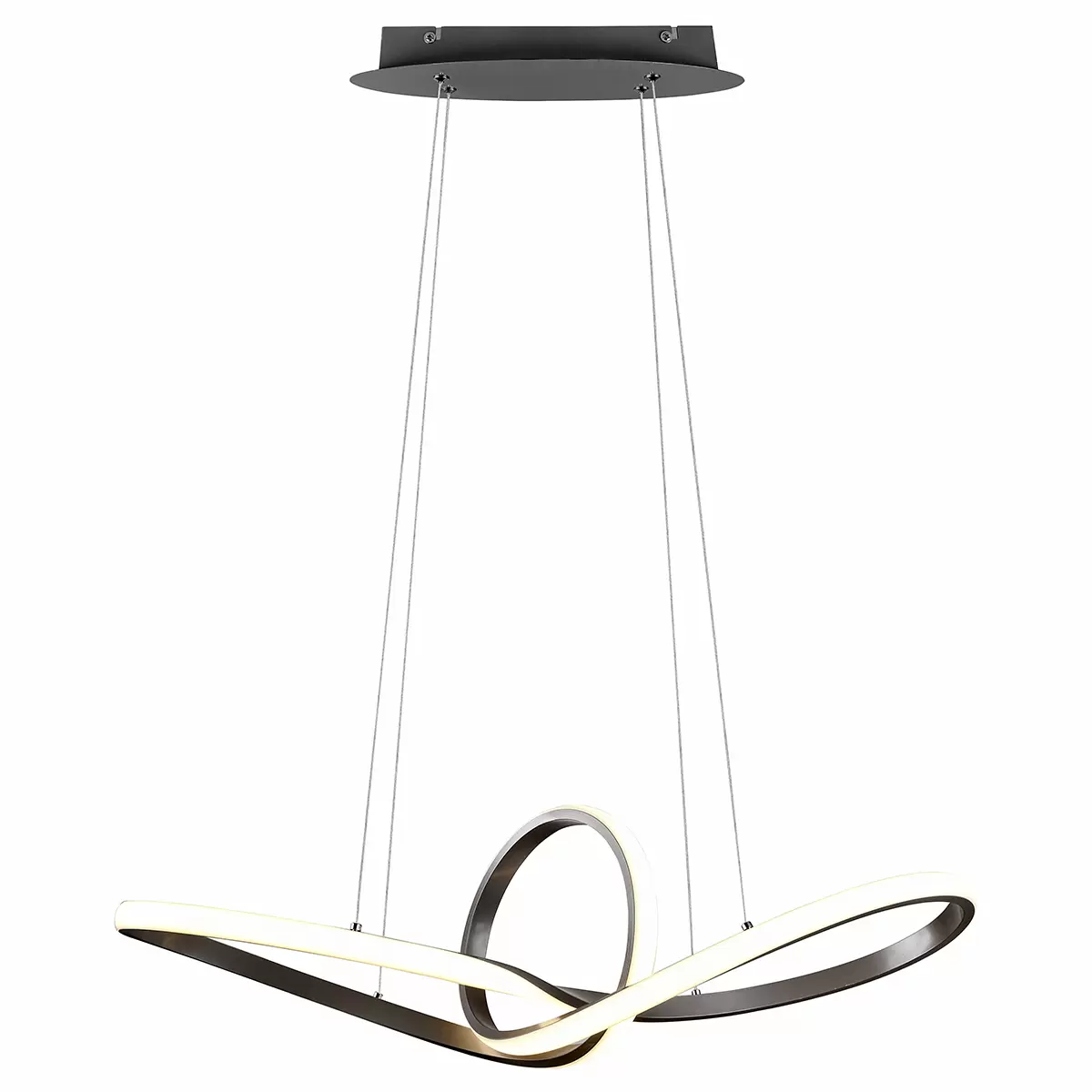 LED-Pendelleuchte Sansa Silber