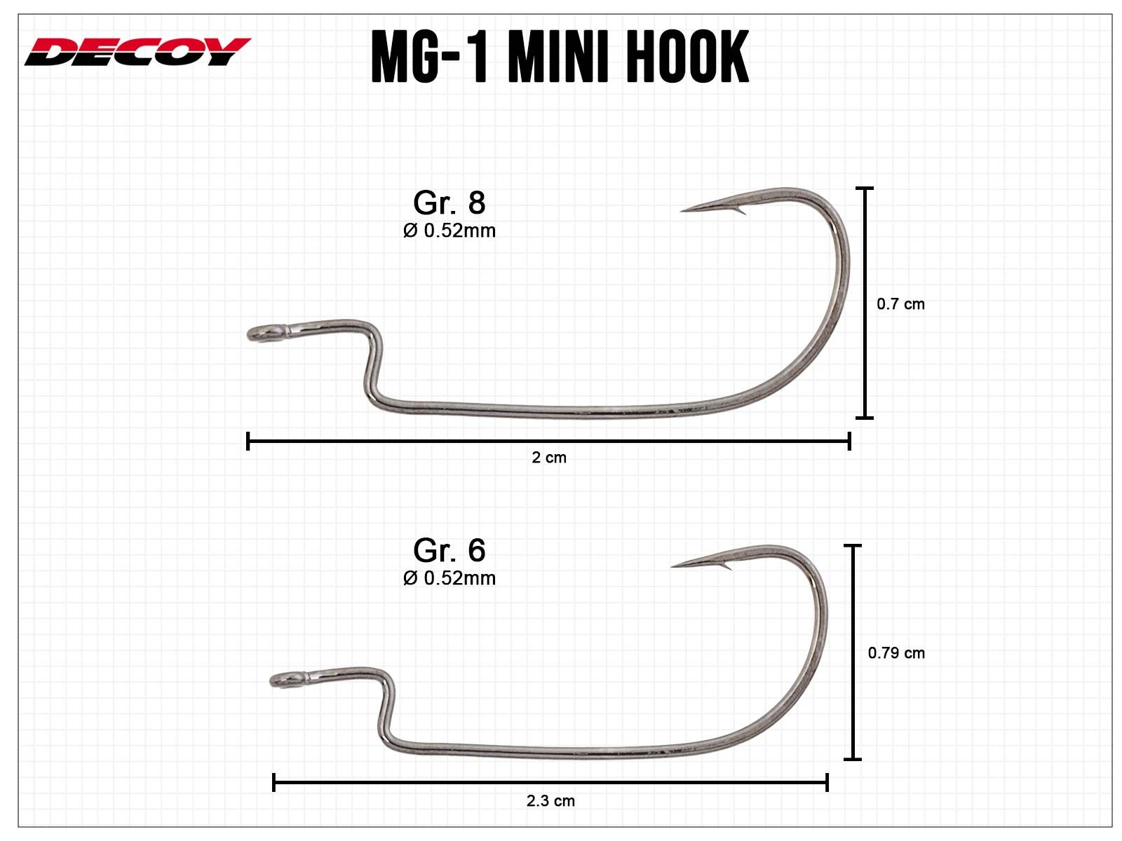 MG-1 Mini Hook - Gr. 6(DECOY)