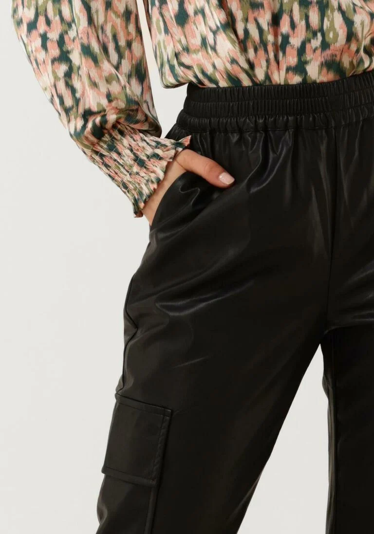 NEO NOIR zwarte neo noir cargobroeken carlotta faux pants