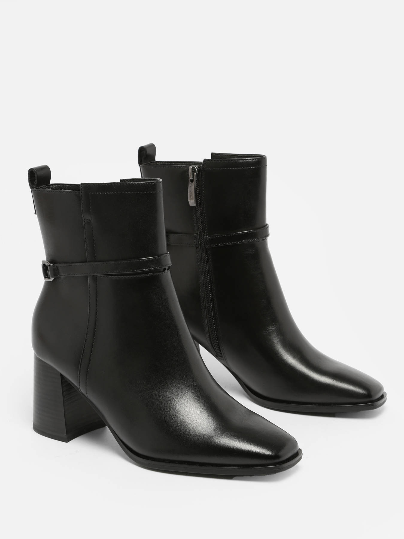 Bottines  talon en cuir TAMARIS