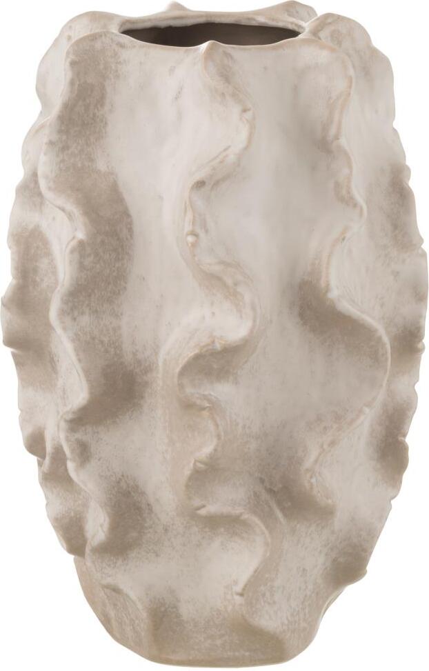 J-Line vaas crème D 25,5 H 37,5 cm
