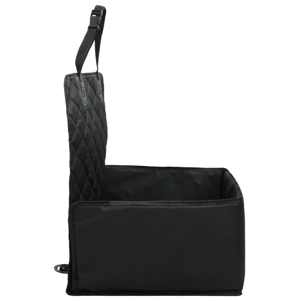Assento de carro para cães vidaXL, preto, 45x45x25/55 cm