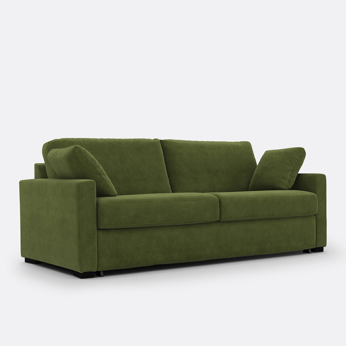 LA REDOUTE INTERIEURS<br>Sofá-cama em veludo, espuma HR premium, Timor