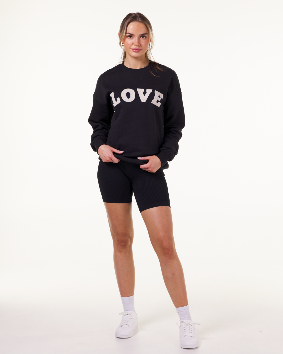 Bumpro Love Oversized Crewneck Black