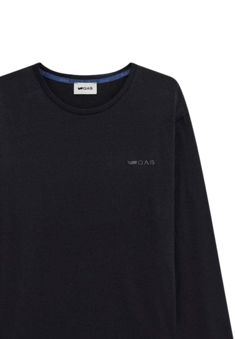 GAS Langarmshirt »Gas Langarmshirt Janis/S Str.Logo«