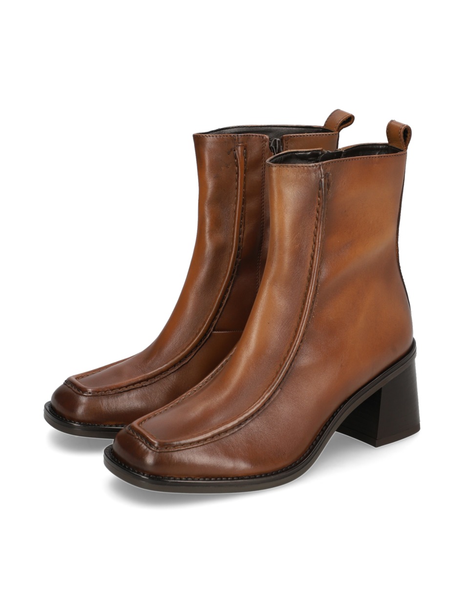 Glattleder Stiefelette